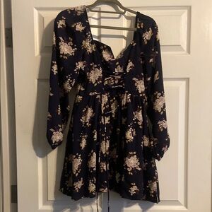 Floral Long Sleeve Dress